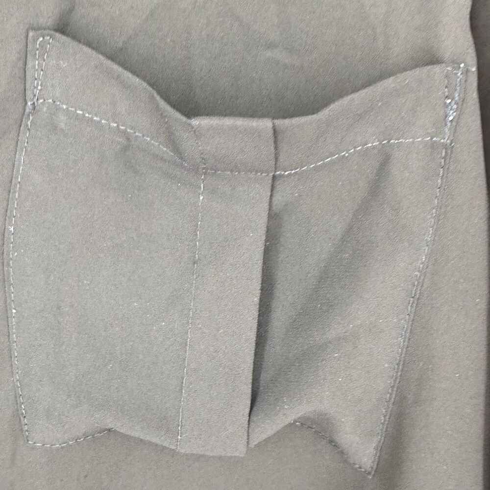 Maeve Eva Drape Front Blouse Blue Women’s Size 12 - Picture 3 of 5